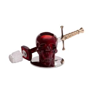 Cranium Vintage Toilet Brush (7 ¾" X 7 ¾" X 22 ½") Resin/Stainless Steel/Chrome