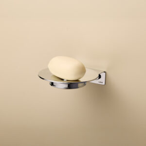 Ritz Wall Soap Dish (4 ¾" x 5 ½" x 1 ¾") Metal