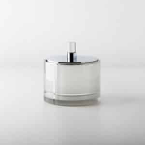 Bespoke Geometric, Cotton Holder (Ø4 ½" x 4 ½") Resin/Metal
