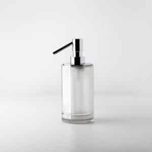 Bespoke Geometric, Soap Dispenser (Ø3" x 7 ½") Resin/Metal