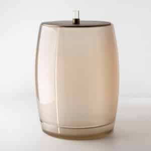 Bespoke Organic, Wastebasket Close Lid (Ø8 ¾" x 12 ¾") Resin/Metal