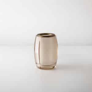 Bespoke Organic, Toothbrush Open Holder and Flower Vase (Ø4" x 5 ½") Resin/Metal